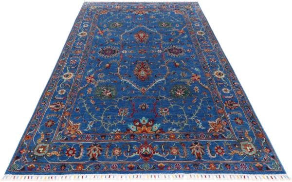 Orientteppich Samarkand 202 x 322 cm Schurwolle handgeknüpft