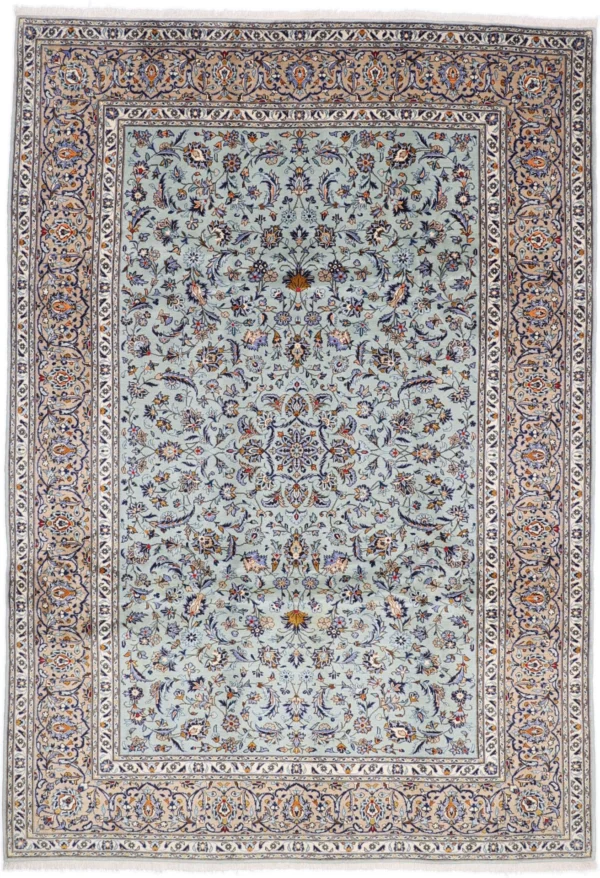 Perserteppich Kashan 240 x 368 cm Schurwolle handgeknüpft