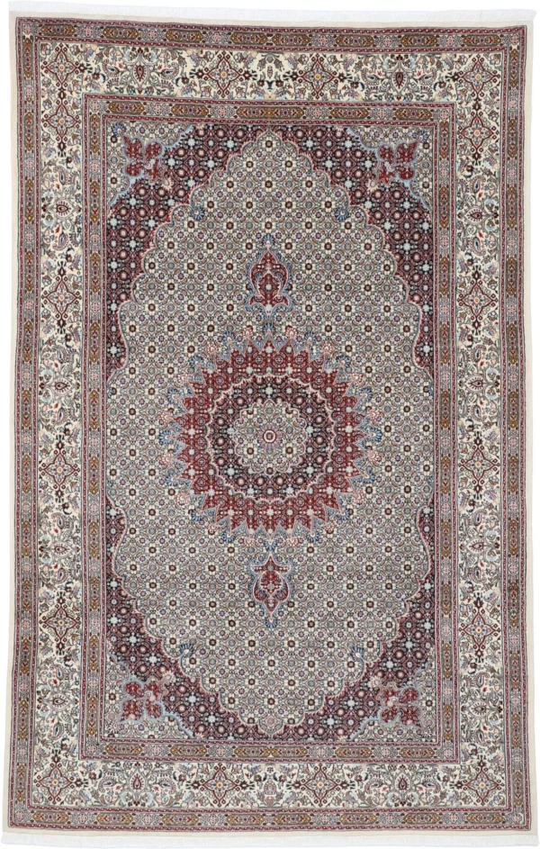 Perserteppich Moud 195 x 305 cm Schurwolle handgeknüpft floral
