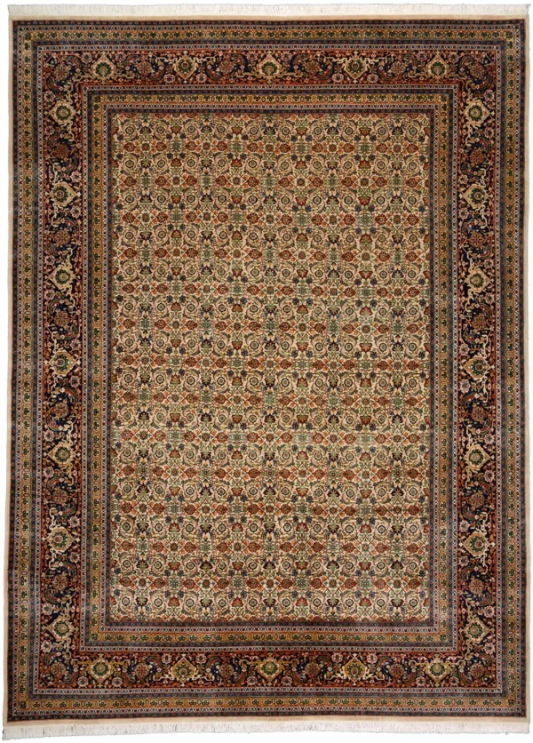 Orientteppich Herati 279 x 372 cm Schurwolle handgeknüpft Indien