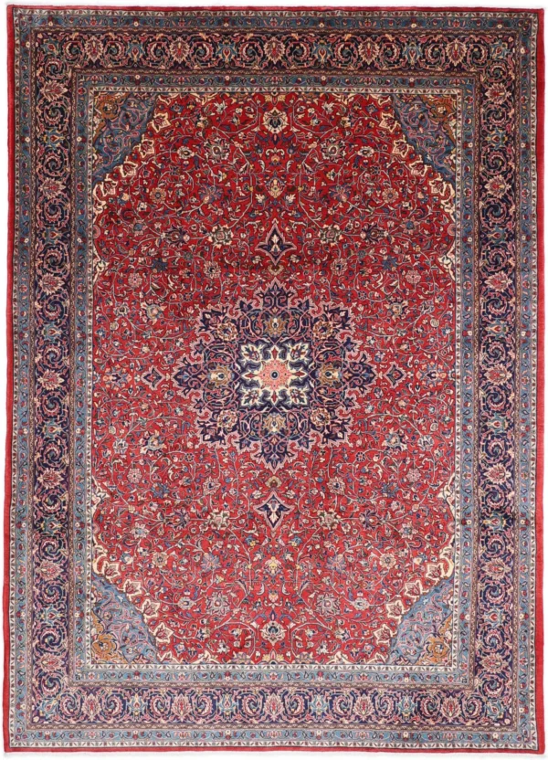 Perserteppich Sarough 255 x 353 cm Schurwolle handgeknüpft
