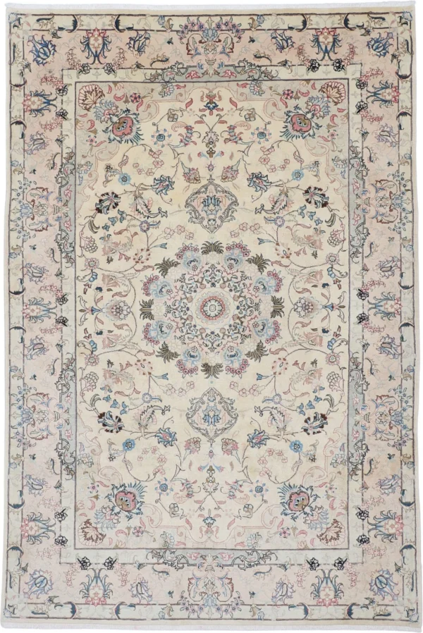 Perserteppich Kashmar 195 x 290 cm Schurwolle handgeknüpft