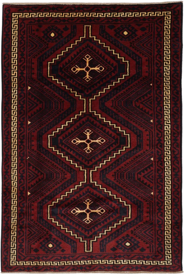 Perserteppich Shiraz 177 x 265 cm Schurwolle handgeknüpft