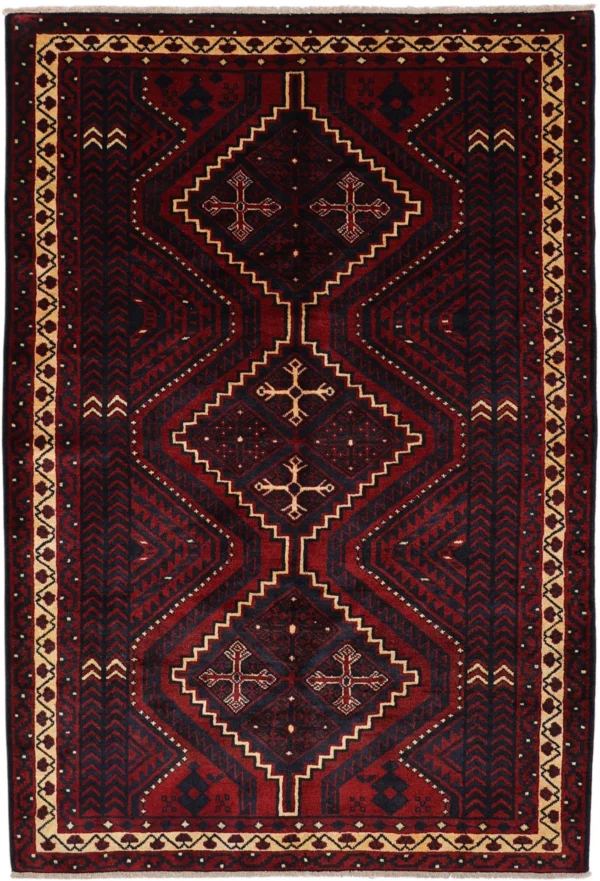 Perserteppich Shiraz 180 x 260 cm Schurwolle handgeknüpft