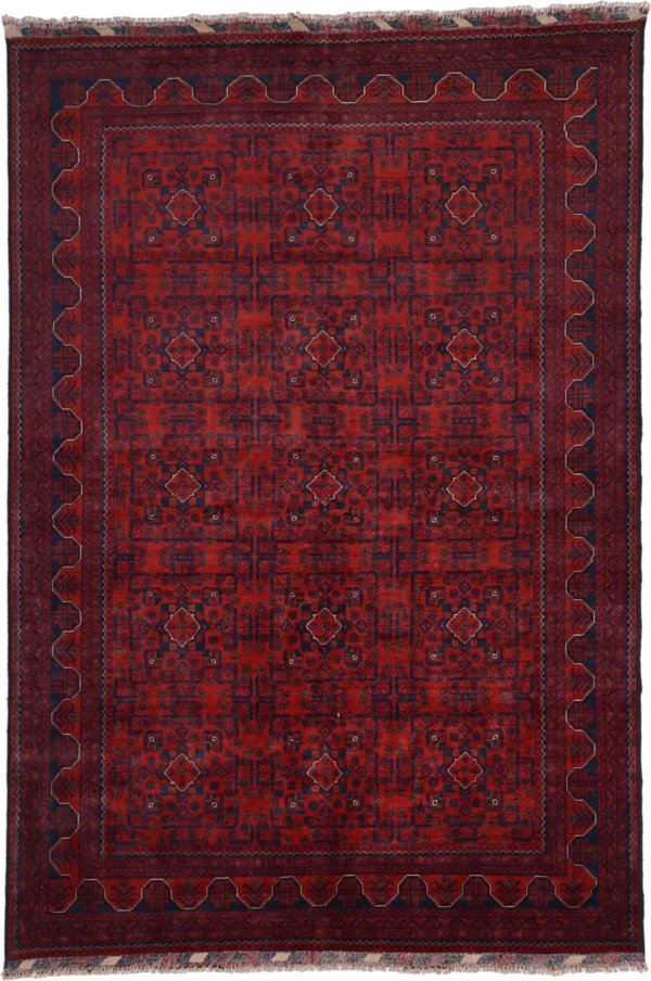 Orientteppich Samarkand 198 x 292 cm Schurwolle handgeknüpft