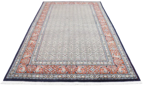 Perserteppich Moud 150 x 250 cm Schurwolle handgeknüpft floral