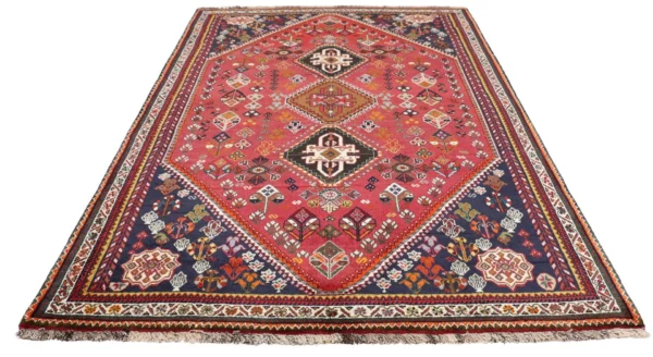 Perserteppich Shiraz 157 x 245 cm Schurwolle handgeknüpft