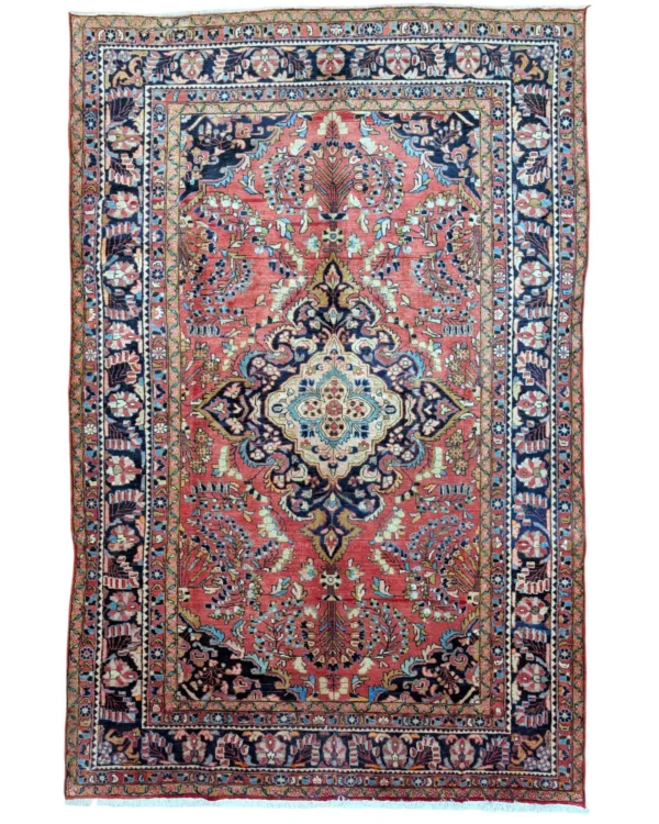 Perserteppich Arak 346 x 224 cm Schurwolle handgeknüpft Lilian