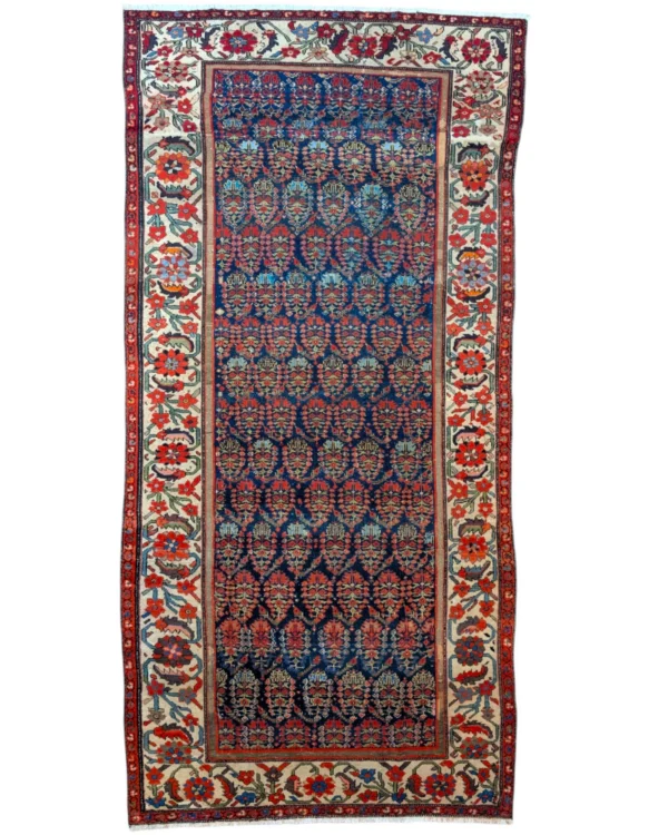 Perserteppich Malayer 350 x 176 cm Schurwolle handgeknüpft