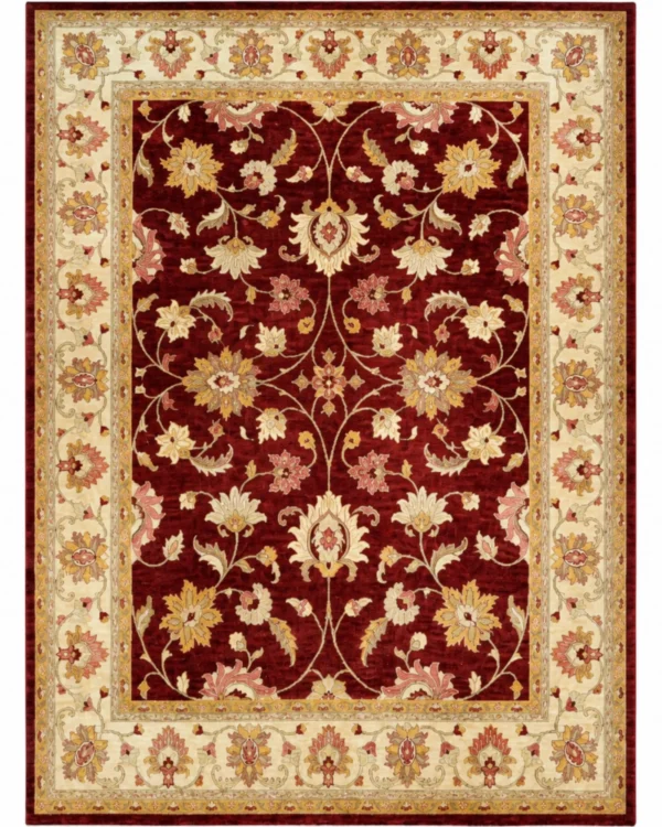 Perserteppich Farahan 346 x 272 cm Schurwolle handgeknüpft