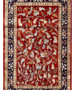 Qom Persian Rug 150 × 98 cm, silk, hand-knotted