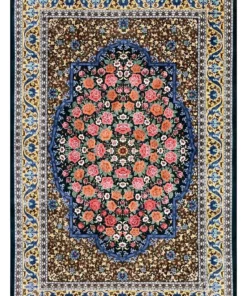 Qom Persian Rug 191 × 130 cm, silk, hand-knotted