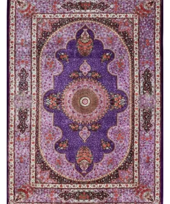 Qom Persian Rug 195 × 134 cm, silk, hand-knotted