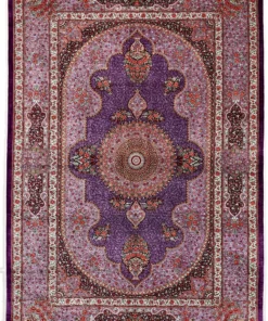 Qom Persian Rug 197 × 130 cm, silk, hand-knotted