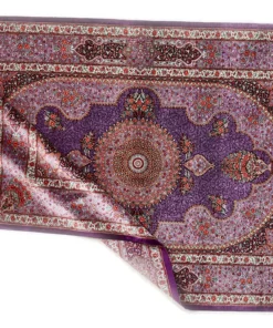 Qom Persian Rug 197 × 130 cm, silk, hand-knotted — view 2