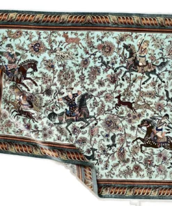 Qom Persian Rug 202 × 138 cm, silk, hand-knotted — view 2