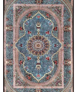 Qom Persian Rug 200 × 133 cm, silk, hand-knotted
