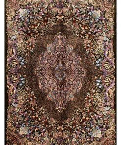 Qom Persian Rug 200 × 140 cm, silk, hand-knotted