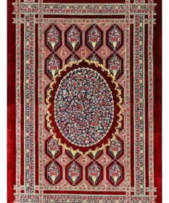 Qom Persian Rug 200 × 130 cm, silk, hand-knotted