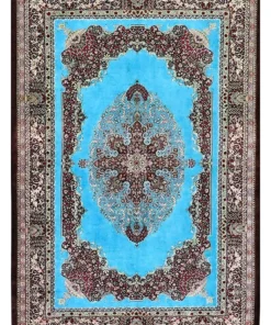 Qom Persian Rug 202 × 135 cm, silk, hand-knotted