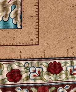 Qom Persian Rug 200 × 135 cm, silk, hand-knotted — view 2