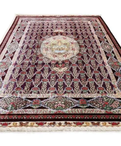 Qom Persian Rug 347 × 247 cm, silk, hand-knotted — view 2