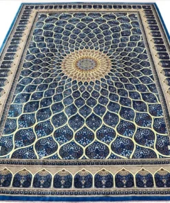 Qom Persian Rug 353 × 245 cm, silk, hand-knotted — view 2