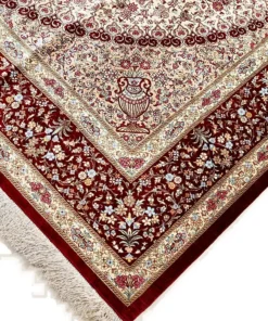 Qom Persian Rug 193 × 193 cm, silk, hand-knotted — view 2