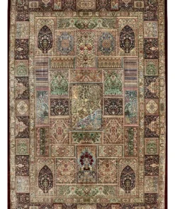Qom Persian Rug 300 × 200 cm, silk, hand-knotted