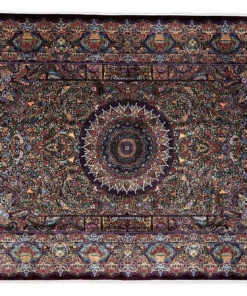 Qom Persian Rug 298 × 193 cm, silk, hand-knotted — view 2
