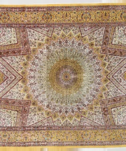 Qom Persian Rug 315 × 200 cm, silk, hand-knotted — view 2
