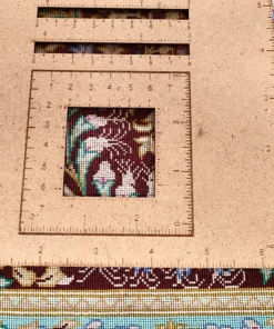 Qom Persian Rug 250 × 250 cm, silk, hand-knotted — view 2