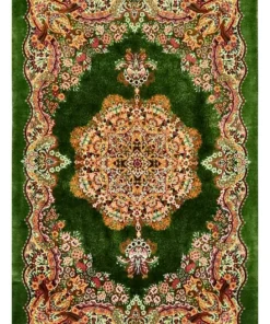 Persian Rug 97 × 64 cm, silk, hand-knotted