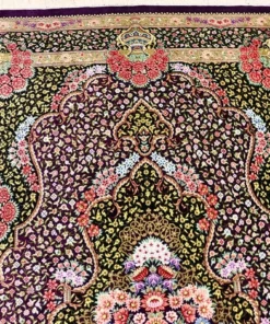 Qom Persian Rug 156 × 100 cm, silk, hand-knotted — view 2