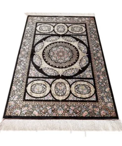 Qom Persian Rug 150 × 98 cm, silk, hand-knotted — view 2