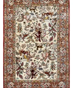 Qom Persian Rug 120 × 80 cm, silk, hand-knotted