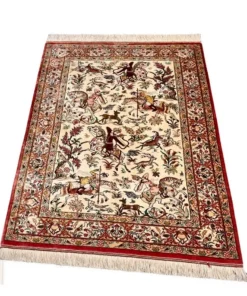 Qom Persian Rug 120 × 80 cm, silk, hand-knotted — view 2