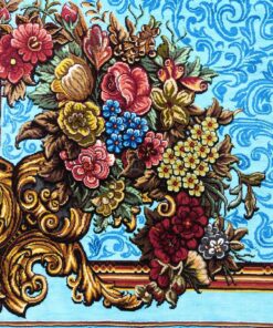 Qom Persian Rug 212 × 210 cm, silk, hand-knotted — view 2