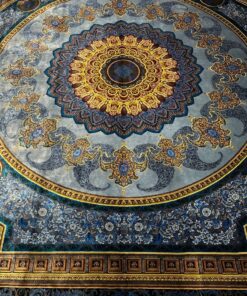 Qom Persian Rug 398 × 395 cm, silk, hand-knotted — view 2