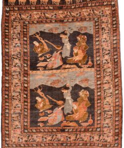 Oriental Rug 180 × 123 cm, silk, hand-knotted