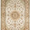 Qom Oriental Rug 180 × 121 cm, silk, hand-knotted