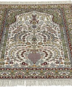 Qom Oriental Rug 183 × 121 cm, silk, hand-knotted — view 2