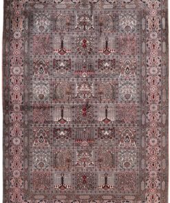 Qom Oriental Rug 186 × 127 cm, silk, hand-knotted