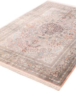 Qom Oriental Rug 240 × 155 cm, silk, hand-knotted — view 3