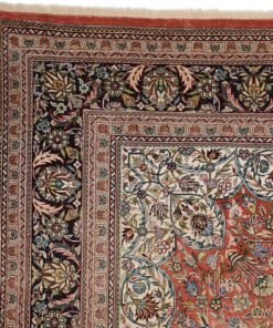Qom Oriental Rug 302 × 202 cm, silk, hand-knotted — view 6