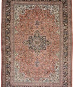 Qom Oriental Rug 302 × 202 cm, silk, hand-knotted