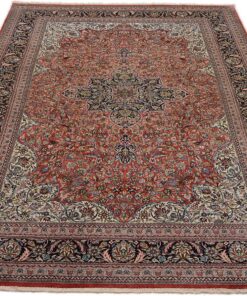 Qom Oriental Rug 302 × 202 cm, silk, hand-knotted — view 2