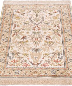 Qom Oriental Rug 123 × 79 cm, silk, hand-knotted — view 3