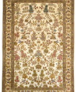 Hereke Oriental Rug 185 × 122 cm, silk, hand-knotted