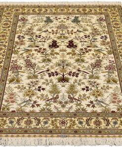 Hereke Oriental Rug 185 × 126 cm, silk, hand-knotted — view 2